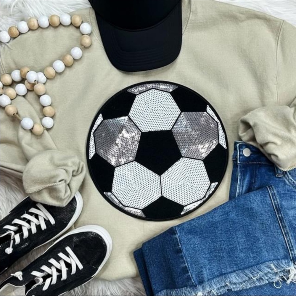 Sequin Soccer Sweatshirt